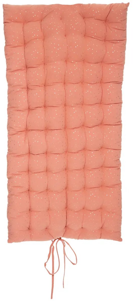 Coussin de sol matelas Atmosphera - rouge brique - polyester / coton - 120 x 60 x 5 cm - Extra long - jouer - gamer - se détendre - exercices