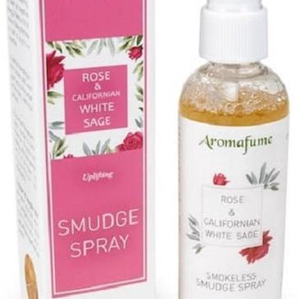 Aromafume natural smudge spray white Sage rose - witte salie roos - spray - 100ml