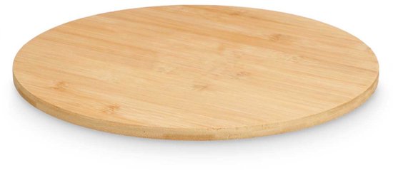 Drehteller - Drehbarer Servierteller aus Holz - Rotating  Tray - Bambus - Rund - 35 x 35 x 3 cm - Holz