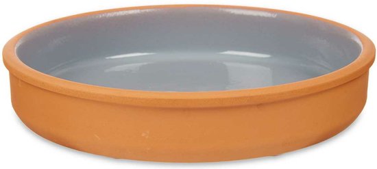 La Dehesa tapas serveerschaal – set van 2, terracotta, grijs, Ø 23 cm – foto 2
