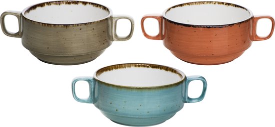 Cosy & Trendy Suppenschalen Brisbane ø 10 cm / 200 ml - 3 Stück