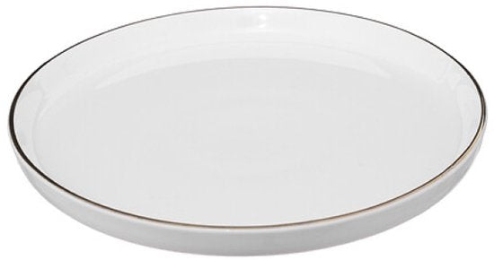 Sublima Dessertteller - 6er-Set - Kuchenteller - Kleine Teller für Dessert, Frühstück und Gebäck - Spülmaschinenfest - Porzellan - Ø 20 cm - Weiß