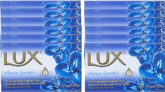 Lux Seife - Aqua Sparkle - 12 x 80 Gramm