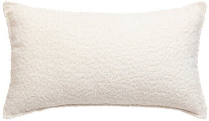 Bankkussen - Sierkussen - Decoratief Kussen - Set van 2 - Lendekussen Woonkamer - Rechthoekig - Polyester - 30x50 cm - Ivory