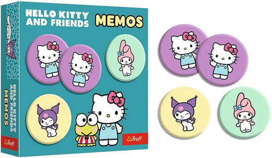 Trefl Memos Hello Kitty geheugenspel – 36 kaartjes, vanaf 3 jaar – foto 4