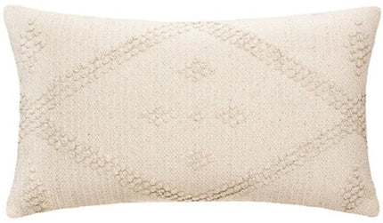 Safari 3D Sierkussens - Set van 2 - Decoratieve Kussens met Reliëf – Binnenkussen - Zacht Polyester / Rayon - 38x58 cm - Beige