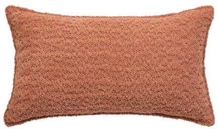 Bankkussen - Sierkussen - Decoratief Kussen - Set van 2 - Lendekussen Woonkamer - Rechthoekig - Polyester - 30x50 cm - Terracotta