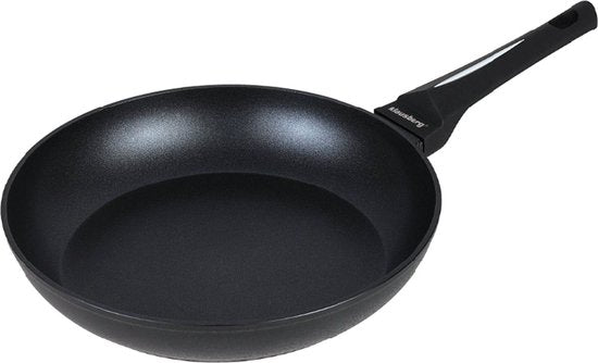 Klausberg 7690 - Zwarte koekenpan - 28 cm - zwart