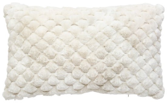 Adriel Sierkussen - Set van 2 - Luxe Zachte Kussens met Tie-Dye Effect - Afneembare Hoes en Vulling - Polyester - 38 x 58 cm - Beige