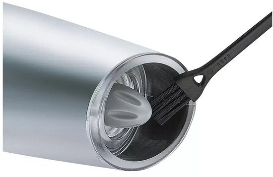 Klausberg KB-7575 elektrische peper- en zoutmolen set met zwaartekrachtsysteem, rvs en glas