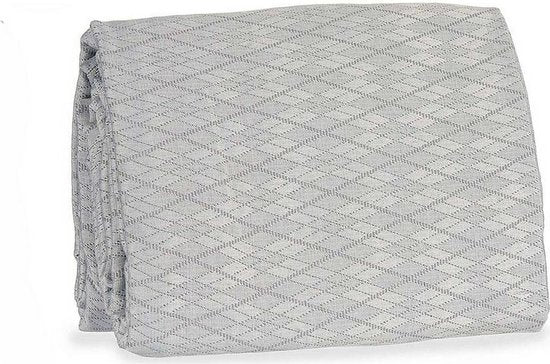 Sprei Ruiten Grijs (240 x 260 cm)