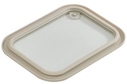 Sileat Lunchbox - Meal Prep Container - Glazen Vershouddoos - Bewaardoos voor Voedsel Vers - Hittebestendig & Duurzaam - Magnetron- en Vaatwasserbestendig - 0.95 liters - 20.3 x 15.2 x 6.2 cm - Transparant