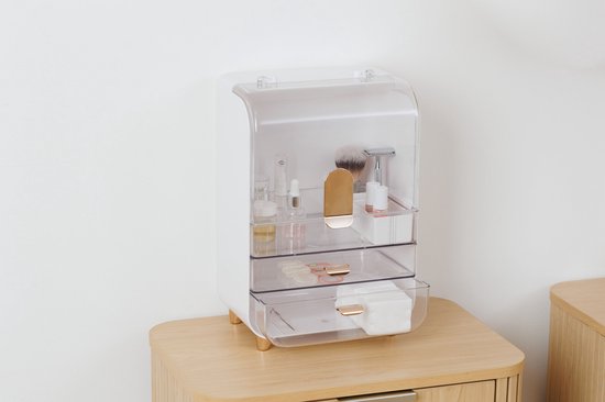5Five Aufbewahrungsbox Sara 2L / Fach - Organizer - 24 x 17 x 36 cm - Weiß
