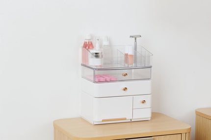 5Five Opberger Sara 5L/4 vakken - Organizer - 23x17x27cm - Wit
