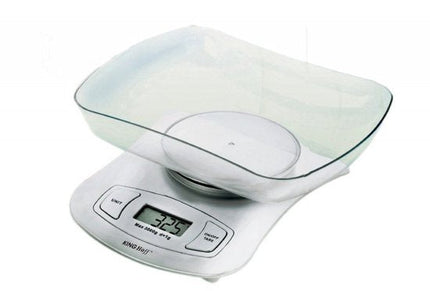Kinghoff Serie - Digitale Keukenweegschaal - 5 kg - Tarra Functie - Batterij Inclusief