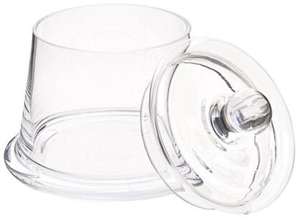 Snoeppot - Voorraadpot - Snoepglas - Glazen Bewaarpot met Deksel - Voor Snoep, Koekjes, Chocolade & Kleine Etenswaren - Vaatwasserbestendig - 0.4 Liter - Ø12.5 x 12 cm - Transparant