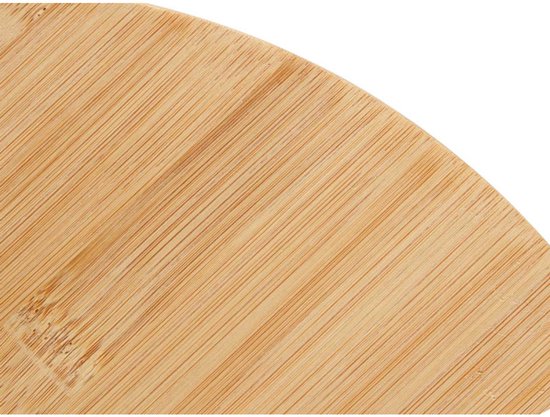 Drehteller - Drehbarer Servierteller aus Holz - Rotating  Tray - Bambus - Rund - 35 x 35 x 3 cm - Holz