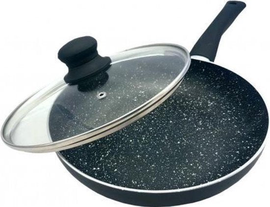 Kinghoff koekenpan met deksel KH-3955 – Ø 20 cm, voor alle kookplaten