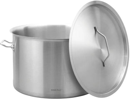 Kookpan - Catering Pan - Grote Soeppan met Deksel - Stockpot - Inductie Geschikt - voor Soep, Pasta & Stoofgerechten - 24L - Ø36 cm - RVS