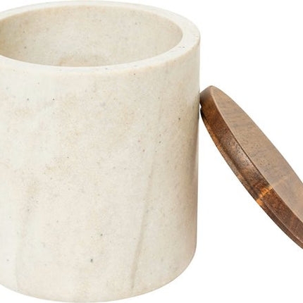 5Five Como Wattenhouder - Marmereffect - Ø10xH11cm - Beige