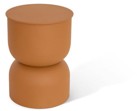 Atmosphera – Totem Beistelltisch Palomba – Ocker Ø 31 cm Stahl H 41,8 cm – Keine Montage