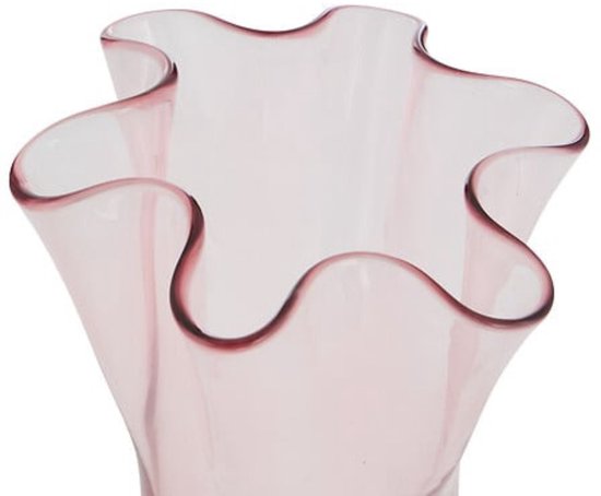 Atmosphera - Glasvase Rosenblüte - 23,5 cm Mundgeblasen - Wasserdicht