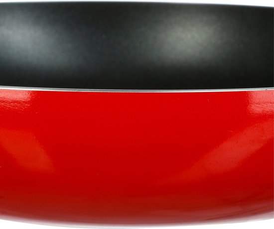 Secret de Gourmet - Bratpfanne - Für alle Herdarten geeignet - rot / schwarz - Ø 28 cm