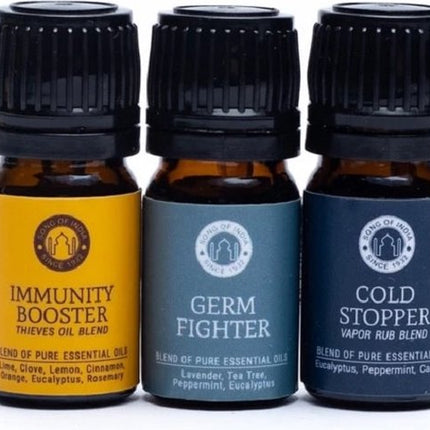 Song of India - Wellness - Etherische Olie Set - 3 flesjes 5ml