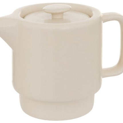 Secret de Gourmet Theepot Penang - Keramiek - met kopje - creme - 10 x 15 cm