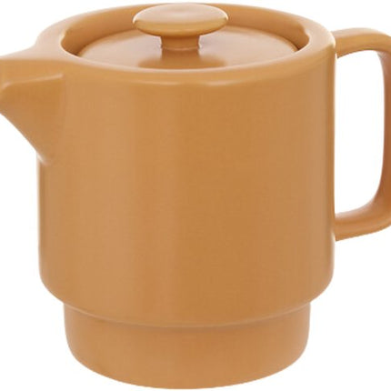 Secret de Gourmet Theepot Penang - Keramiek - met kopje - oker - 10 x 15 cm
