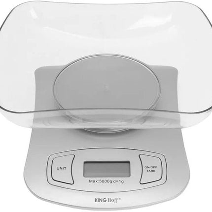 Kinghoff Serie - Digitale Keukenweegschaal - 5 kg - Tarra Functie - Batterij Inclusief