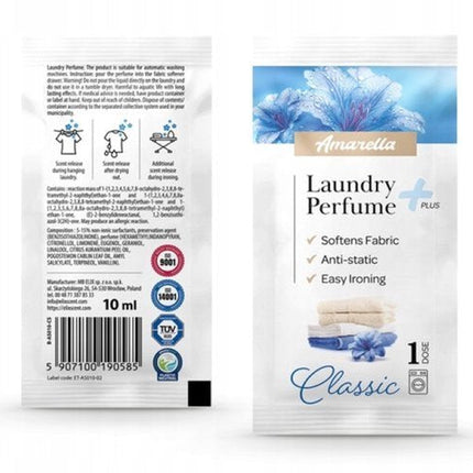 Elix - Amarella Wasparfum - Set van 4 Sachets - Laundry Perfume - Wasverzachter Parfum - Antistatisch Strijkgemak - Langdurig - 10ml Sachet - Classic