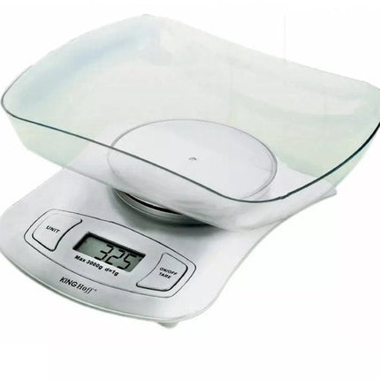 Kinghoff Serie - Digitale Keukenweegschaal - 5 kg - Tarra Functie - Batterij Inclusief