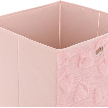 Atmosphera Kids Fraiz Opberg - 30x30x30cm - Opvouwbaar - Roze