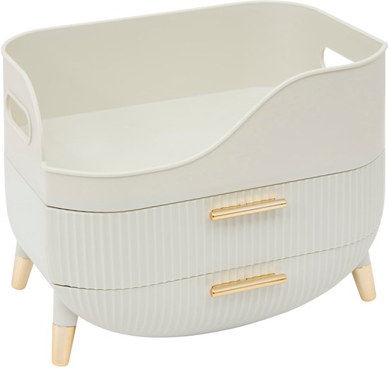 5Five Opberger Alba 2L/vak - Organizer - 26x19x20cm - Beige