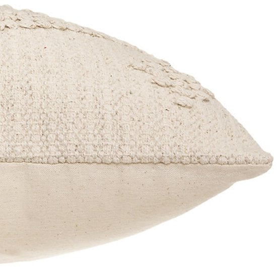 Safari 3D Sierkussens - Set van 2 - Decoratieve Kussens met Reliëf – Binnenkussen - Zacht Polyester / Rayon - 38x58 cm - Beige