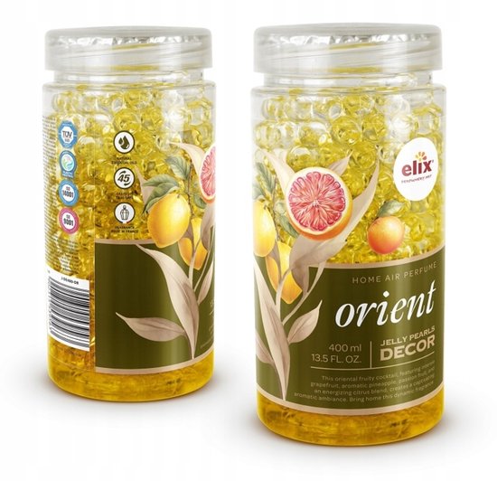 Elix Jelly Pearls geurparels Oriental – gel luchtverfrisser, 400 ml – foto 2