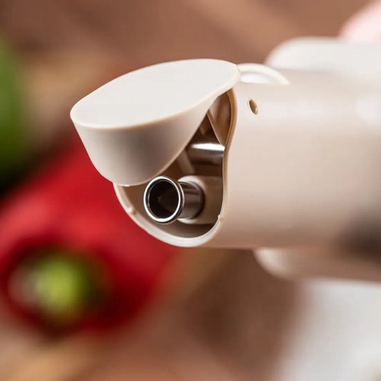 Kinghoff olie- en azijnfles met schenktuit – set van 2 glazen flessen, 500 ml – foto 3
