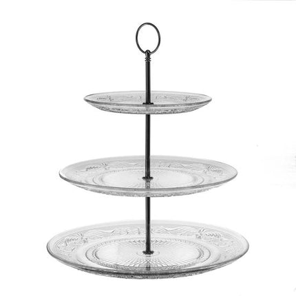 Secret de Gourmet - Etagère - serveerbord - 3 niveaus - glas