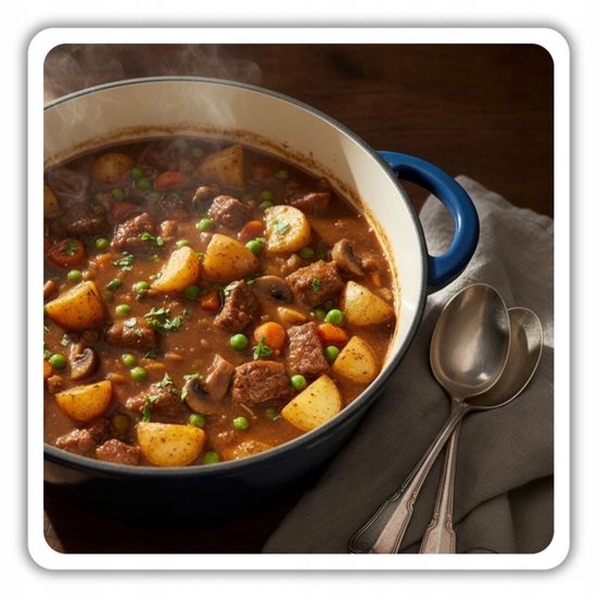 Hage - Braadpan - Geëmailleerde Gietijzeren Braadpan - Casserole - Geschikt voor Inductie, Gas & Oven - Inclusief Pannenonderzetter & Handgreepbeschermers - 5 Liter - Ø26 x 18 cm - Blauw
