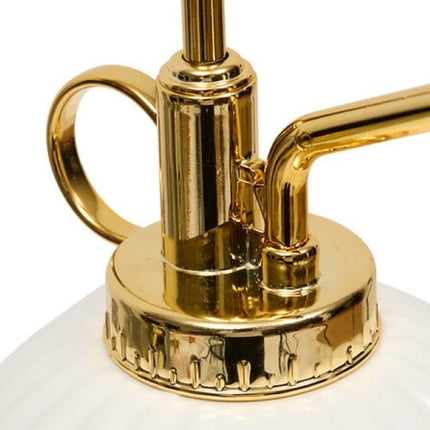Plantenspuit - Keramische Plantensproeier - Bloemenspuit - Kamerplanten Waterverstuiver - Vintage Planten Mister - 220ml - Dolomiet - 10.7 x 10.7 x 17.5 cm - Wit