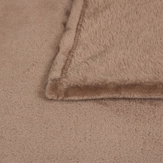 2-in-1 Knuffelkussen en Dekentje - Met Rits - Deken & Kussen - Voor Kinderen - Hondenontwerp - Polyester - 150 x 100 cm - Bruin