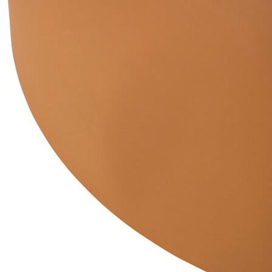 Atmosphera – Totem Beistelltisch Palomba – Ocker Ø 31 cm Stahl H 41,8 cm – Keine Montage