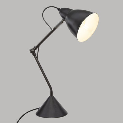 Atmosphera Tafellamp/bureaulampje Design Light Classic - zwart - metaal - H62 cm - Leeslamp