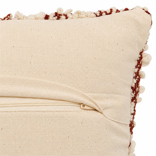 Bankkussens - Decoratieve Kussens - Sierkussens Set van 2 - Lusstructuur - Rits - Wasbaar - Binnengebruik - Voor Bank, Bed en Fauteuil - Woonkamerdecoratie - Slaapkamer - Polyester - 30 x 50 cm - Tonkabruin