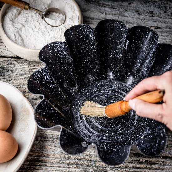 Granieten bakvorm - tulbandbakvorm voor cake 23, 5 CM