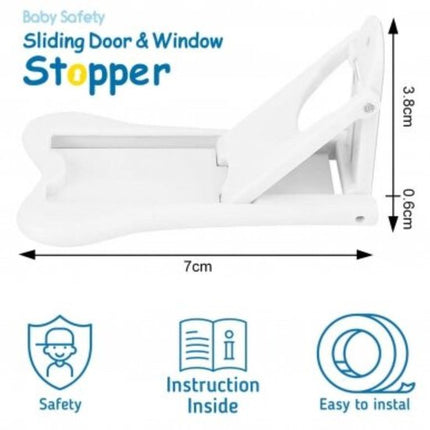 Sipo – Baby Veiligheidsstopper Voor Ramen en Deuren – 2 Stuks