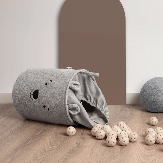 Panier de rangement Sipo XL avec cordon de serrage 43 litres 35 x 35 x 45 cm gris