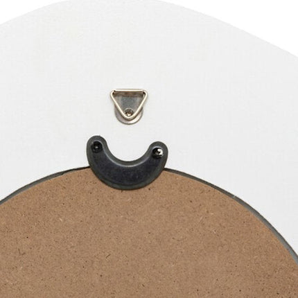 Wandspiegels - Badkamerspiegels - Set van 3 - Ronde Wandspiegels - MDF Decoratieve Spiegels - Moderne Wanddecoratie voor Woonkamer, Hal, Slaapkamer & Badkamer - Ø25 cm - Wit