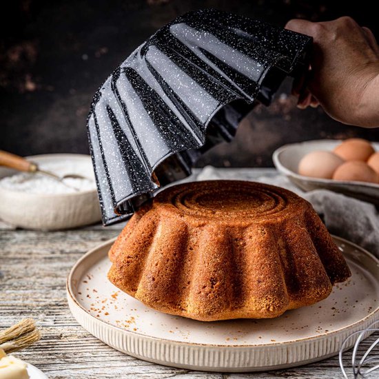 Granieten bakvorm - tulbandbakvorm voor cake 23, 5 CM